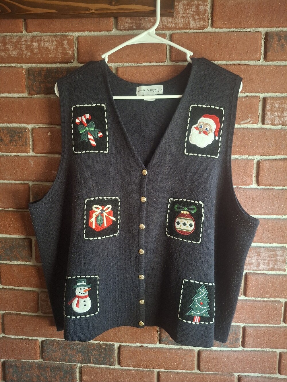 Vintage Croft & Barrow Christmas Vest